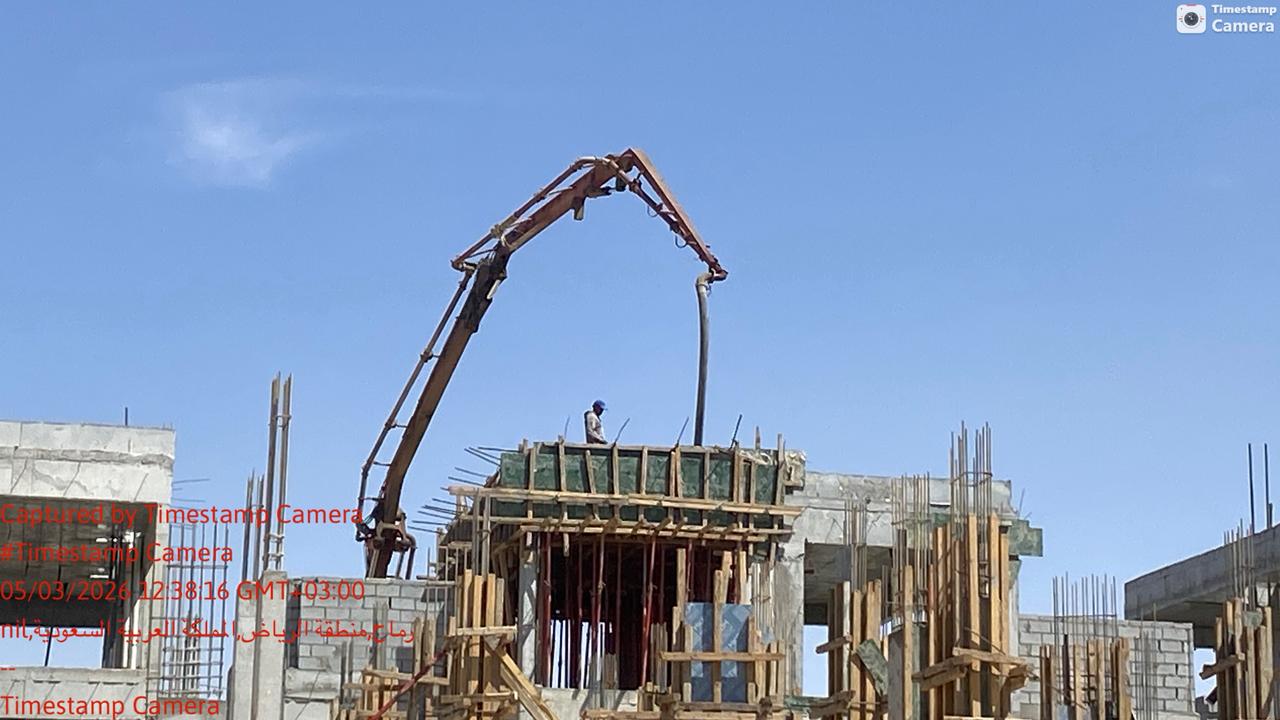اعمال الهيكل الخرساني حى الفرسان مدينة الرياض
